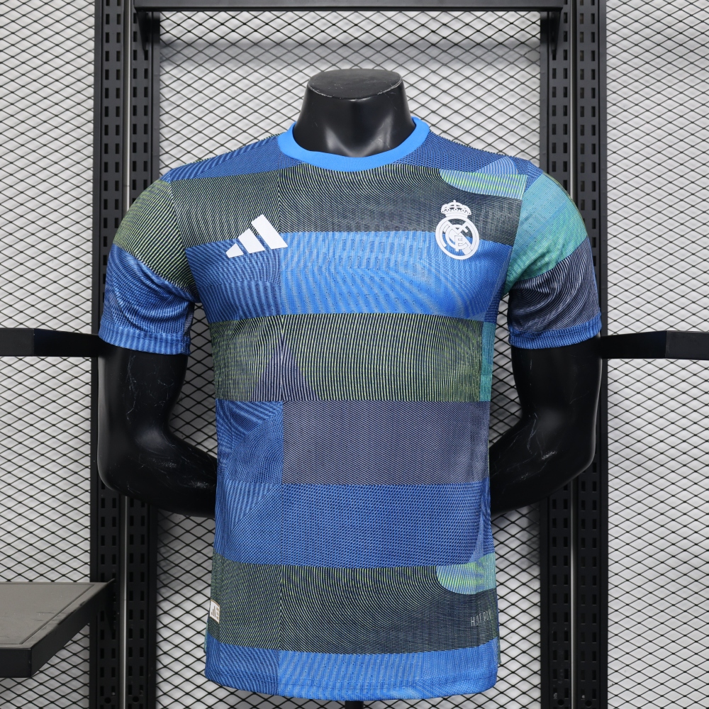 (S-3XL) 1:1 Copy Top Quality 2025/2026 Player: Real Madrid pre-match jersey