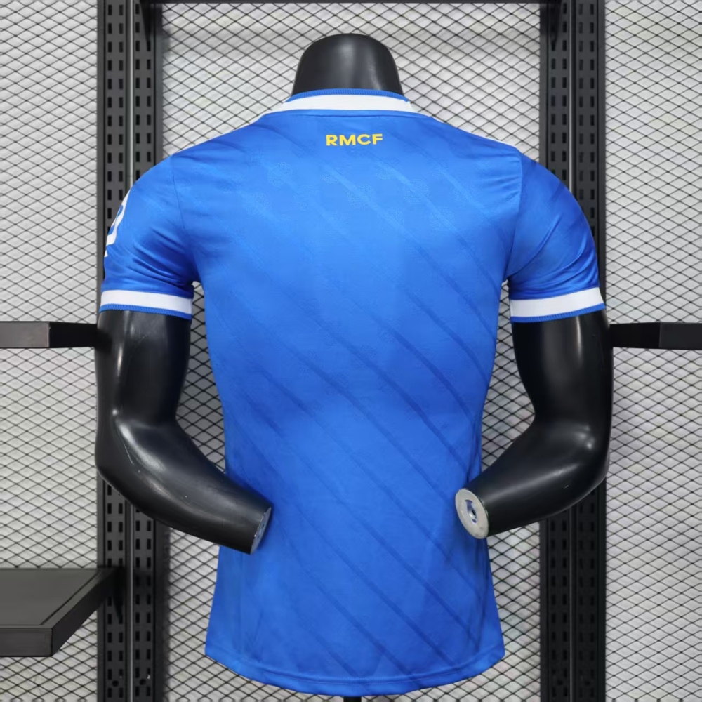 (S-3XL) 1:1 Copy Top Quality 2025/2026 Player: 25-26 Real Madrid second away kit