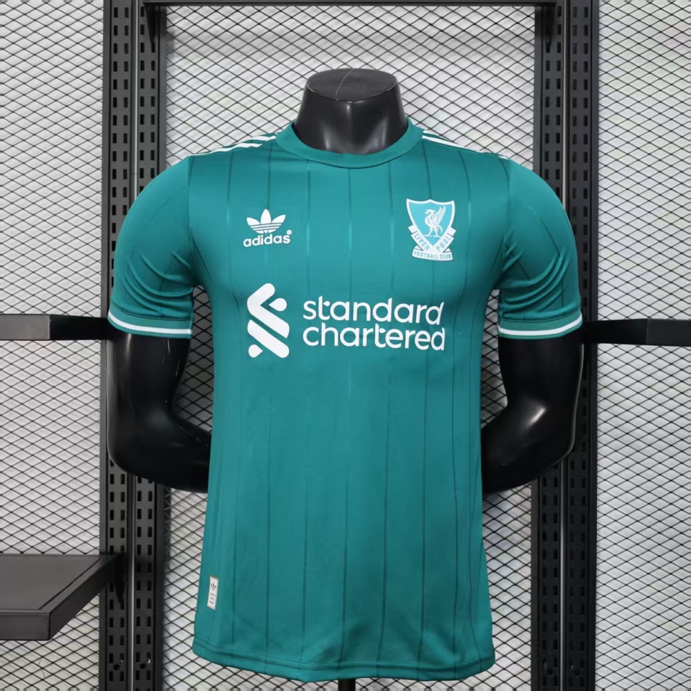 (S-3XL) 1:1 Copy Top Quality 2025/2026 Player: Liverpool Second Away