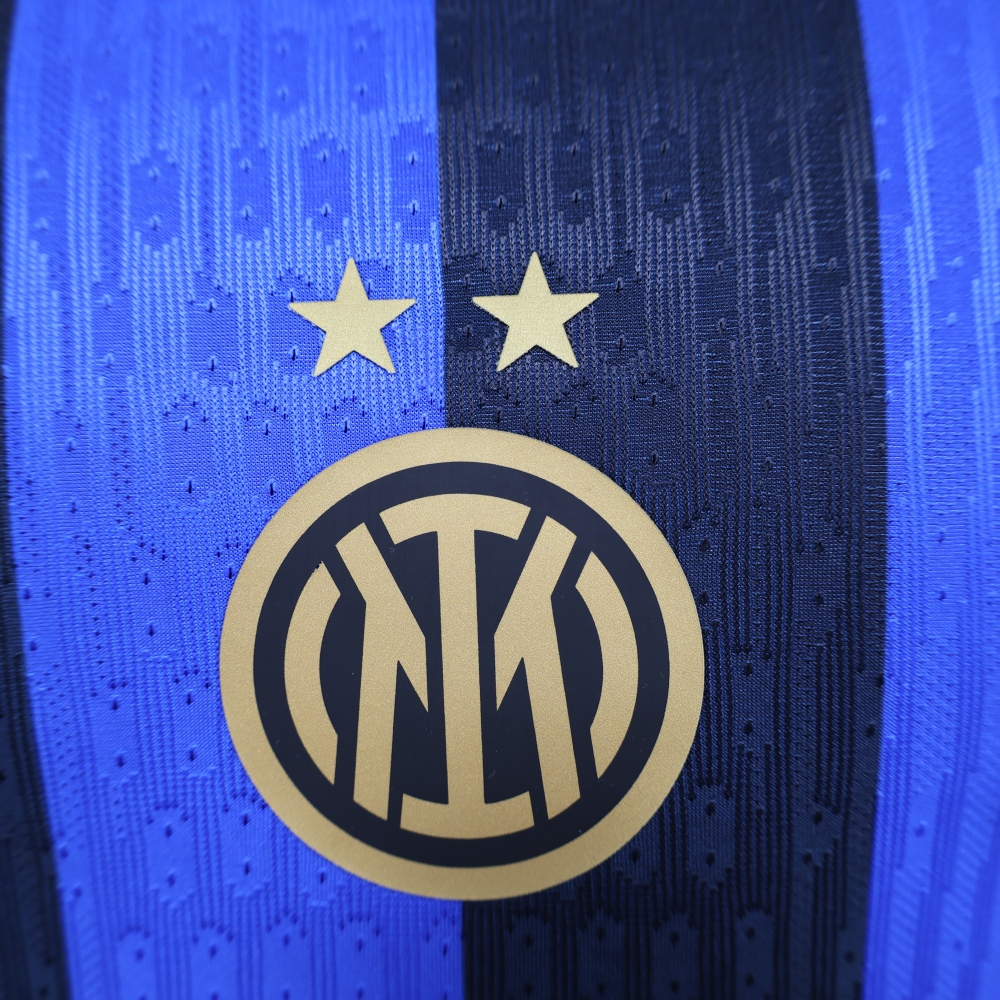 (S-3XL) 1:1 Copy Top Quality 2025/2026 Player: Inter Milan home, advertising version