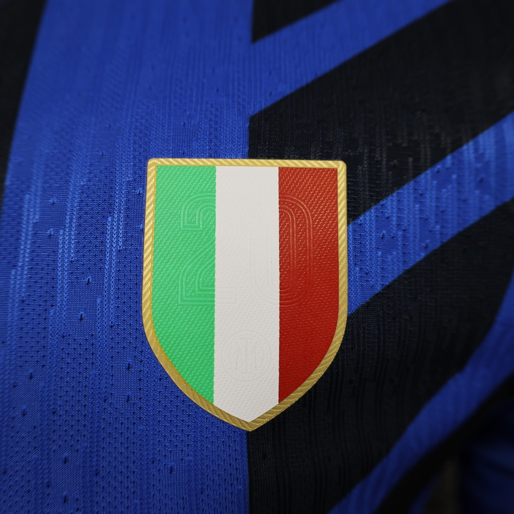 (S-3XL) 1:1 Copy Top Quality 2025/2026 Player: Inter Milan home, advertising version