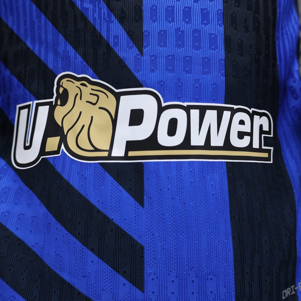(S-3XL) 1:1 Copy Top Quality 2025/2026 Player: Inter Milan home, advertising version