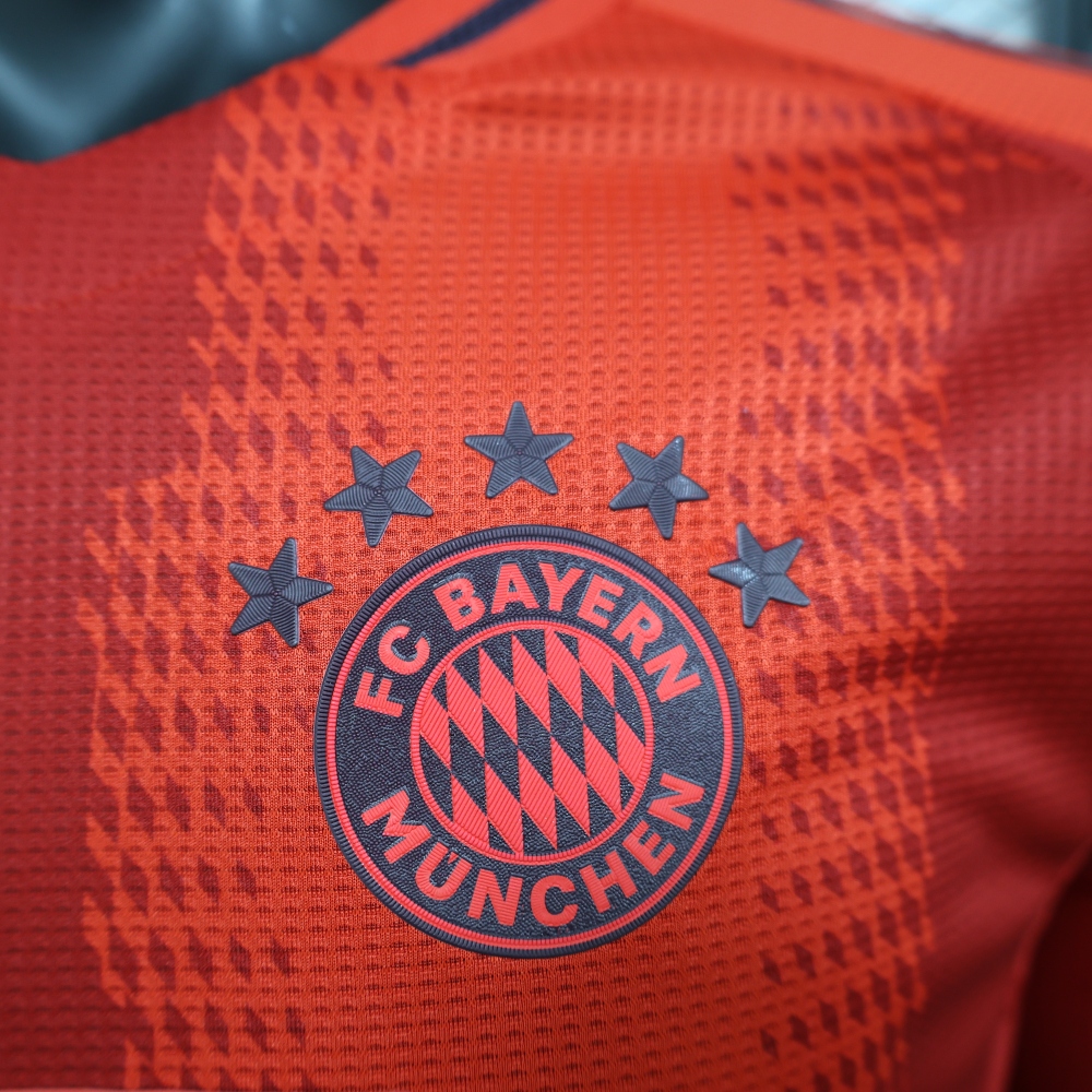 (S-3XL) 1:1 Copy Top Quality 2025/2026 Bayern Retro