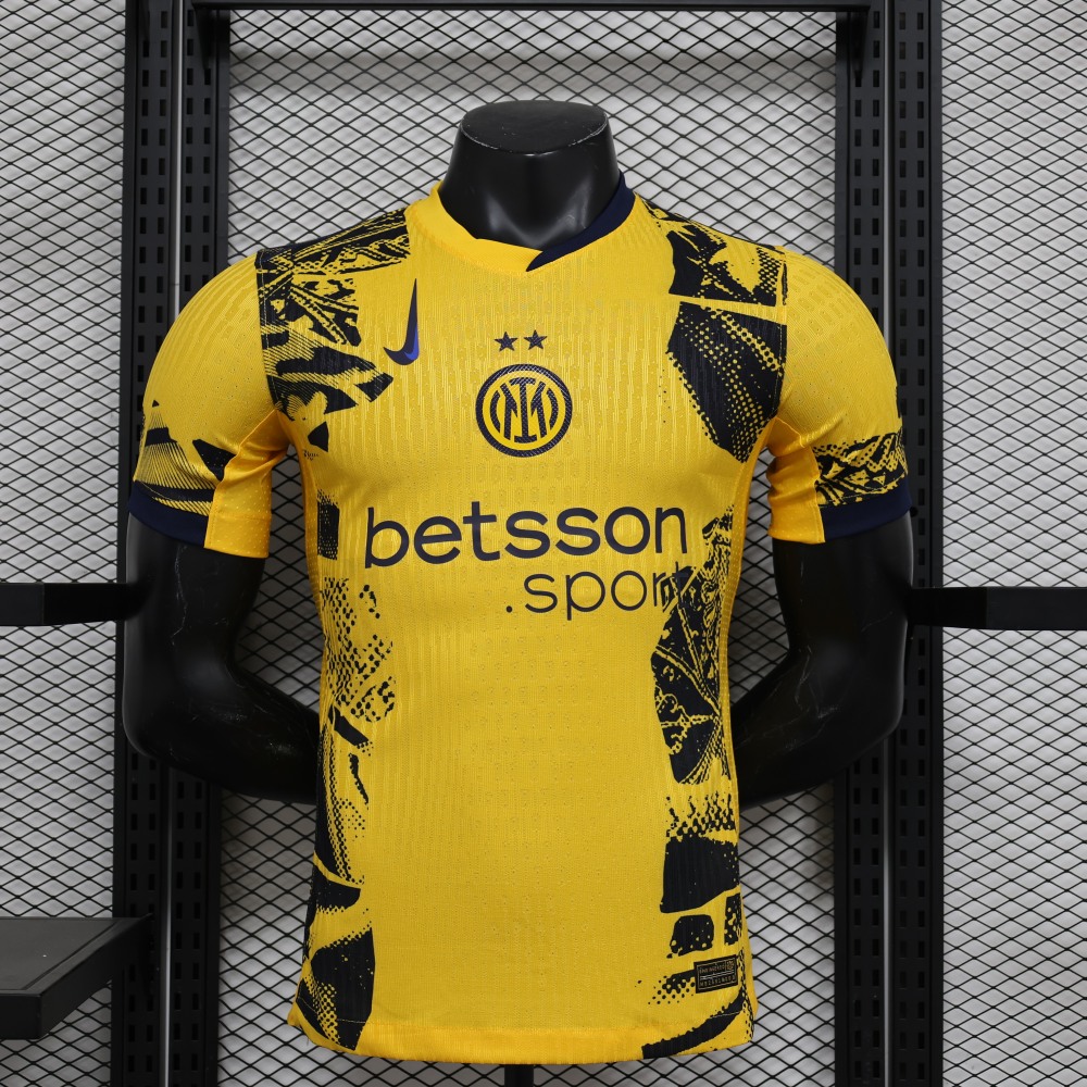 (S-3XL) 1:1 Copy Top Quality 2025/2026 Player: Inter Milan third away jersey (advertising version)