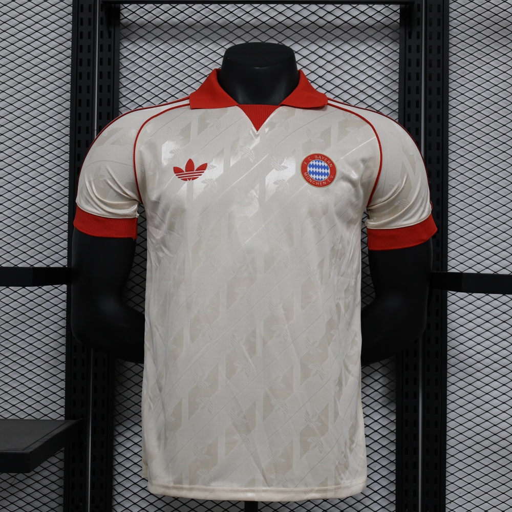 (S-3XL) 1:1 Copy Top Quality 2025/2026 Bayern Retro