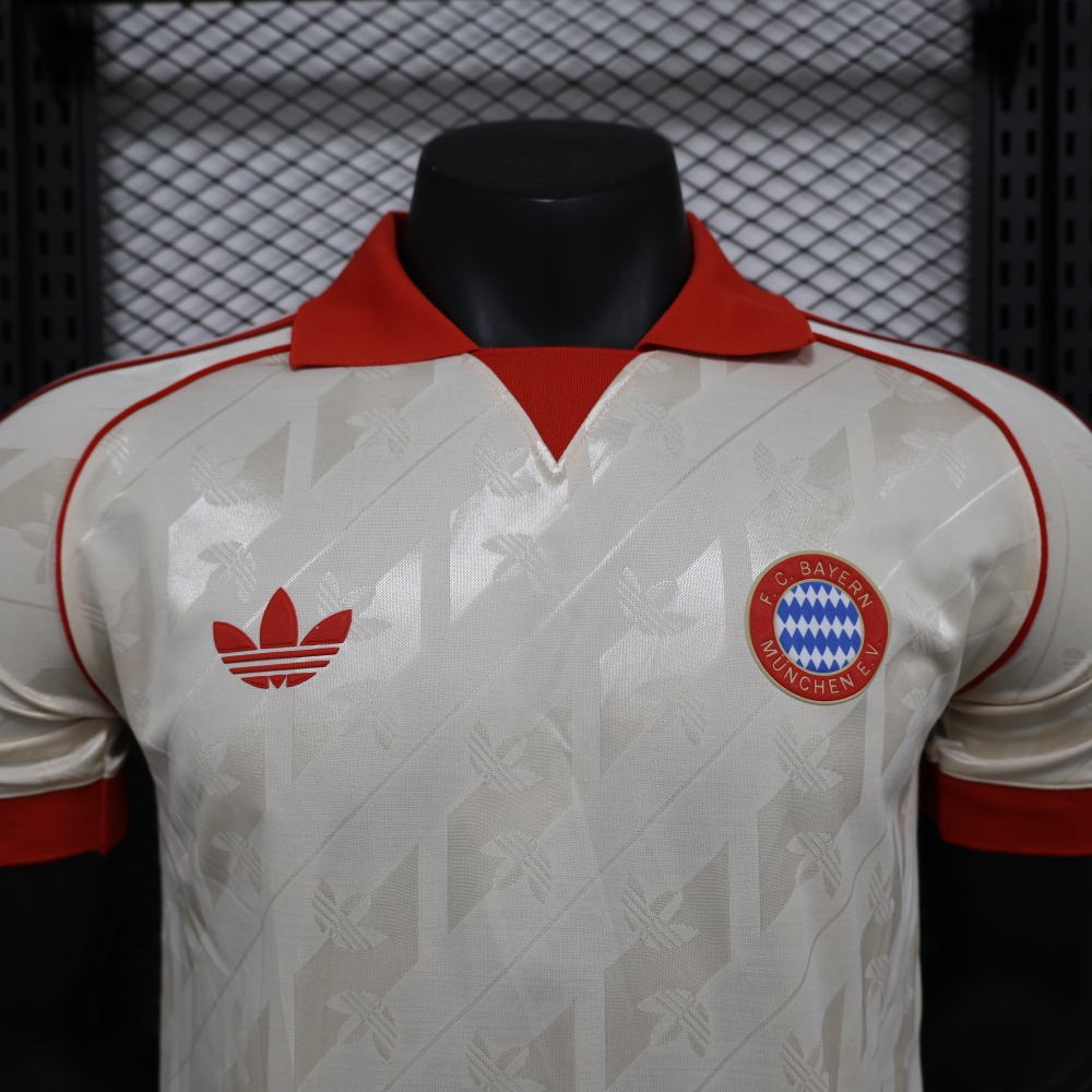 (S-3XL) 1:1 Copy Top Quality 2025/2026 Bayern Retro