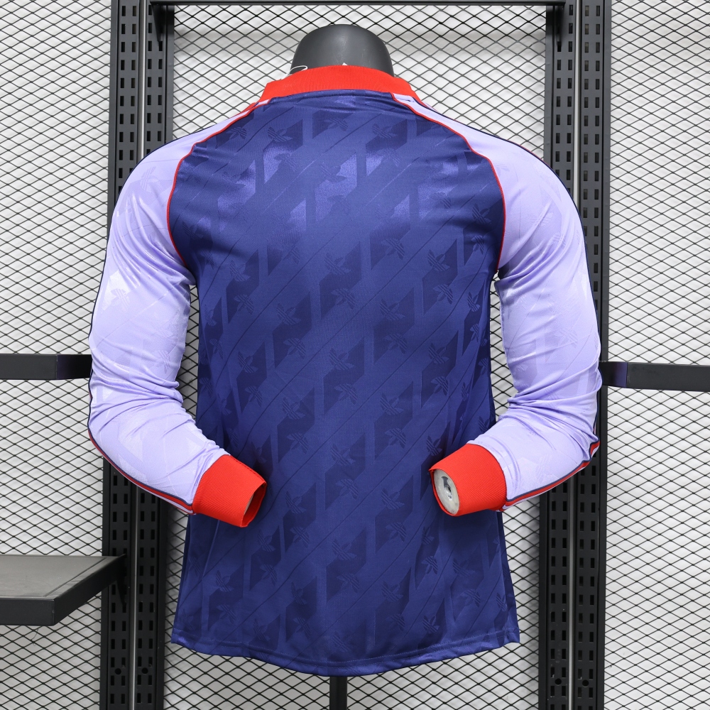 (S-3XL) 1:1 Copy Top Quality 2025/2026 Retro Arsenal long-sleeved (jersey)