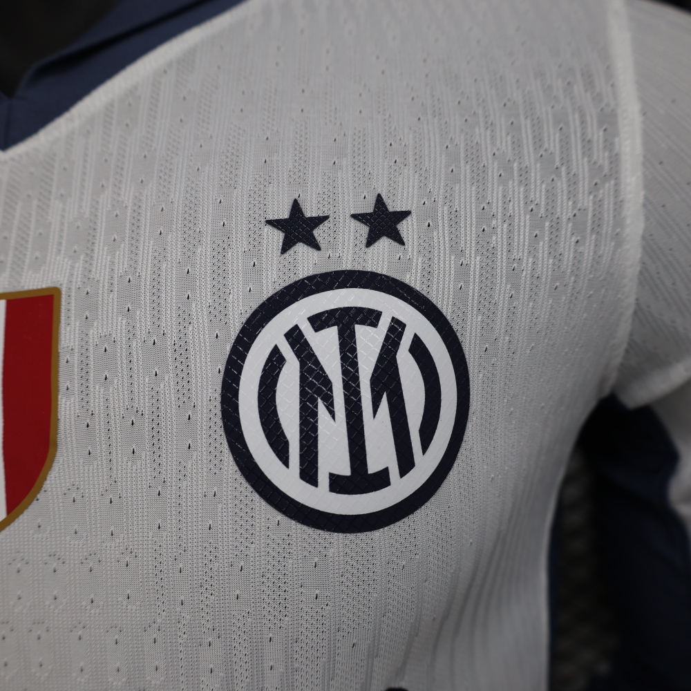 (S-3XL) 1:1 Copy Top Quality 2025/2026 Player: Inter Milan away long-sleeved jersey