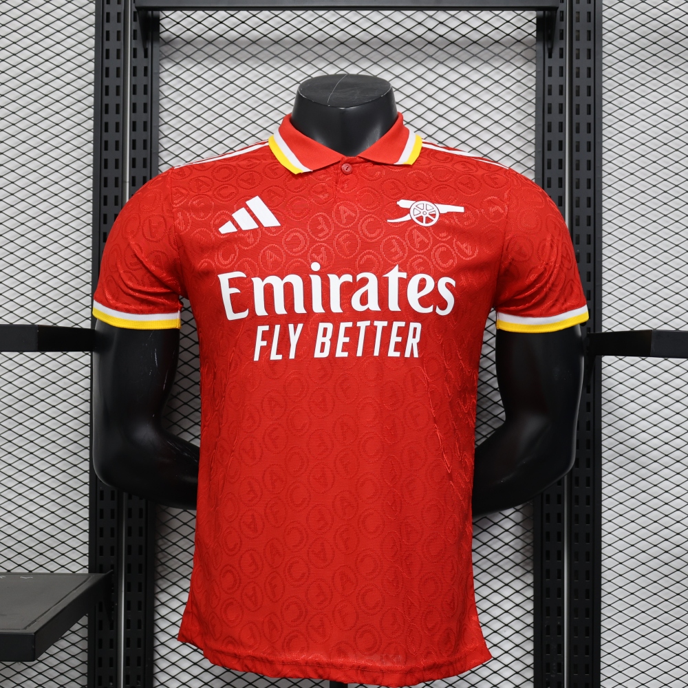 (S-3XL) 1:1 Copy Top Quality 2025/2026 Player: Arsenal Special Edition Red