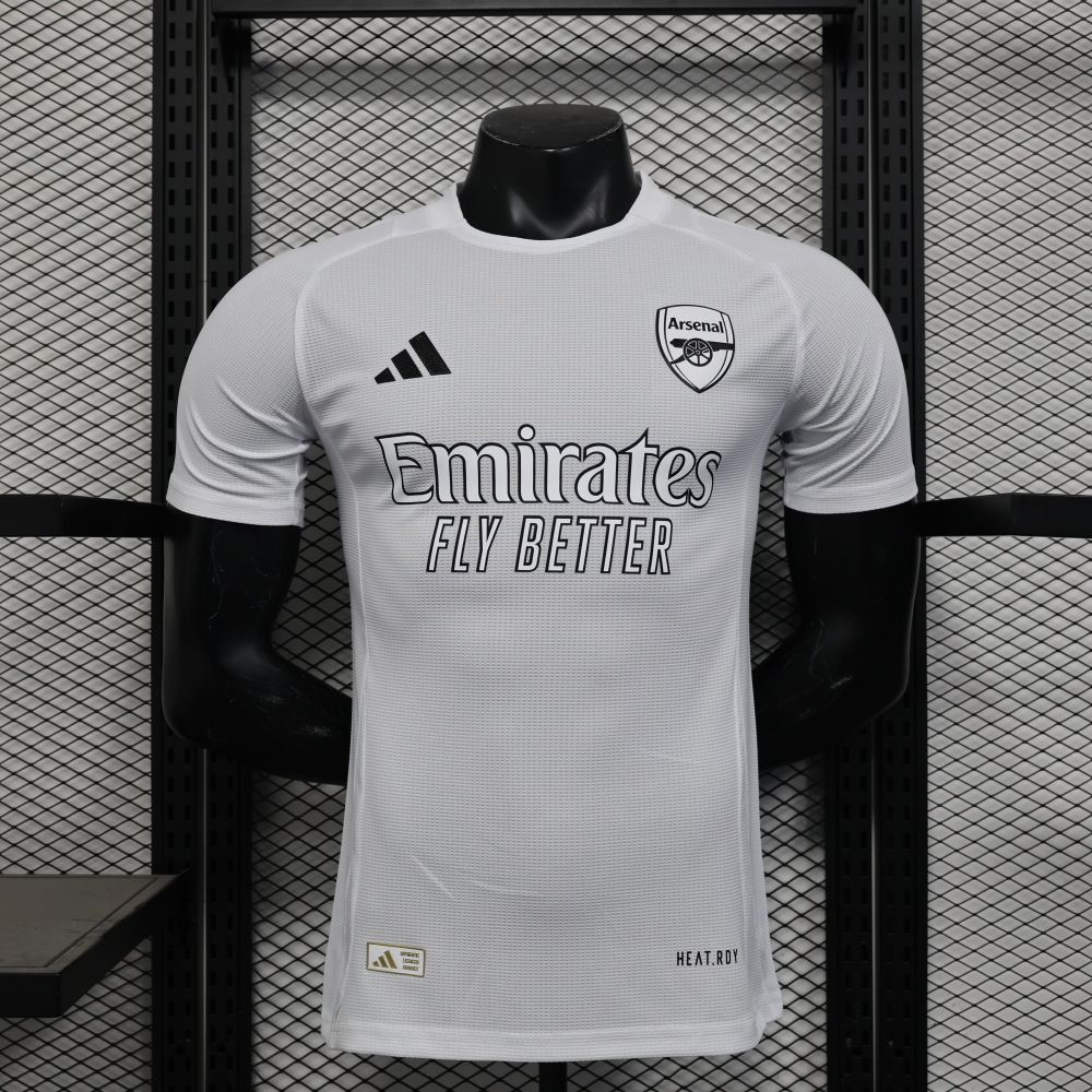 (S-3XL) 1:1 Copy Top Quality 2025/2026 Player: Arsenal White