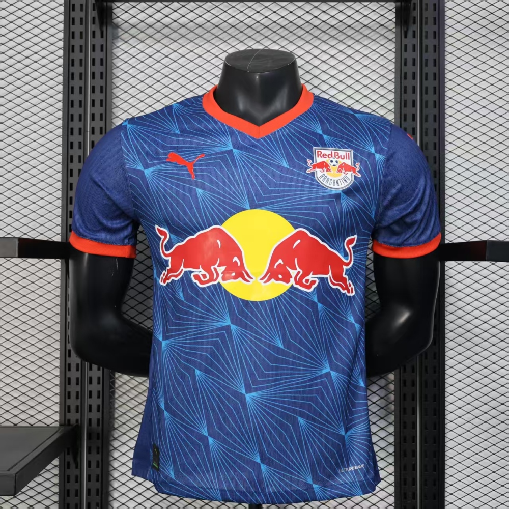 (S-3XL) 1:1 Copy Top Quality 2025/2026 Player: 25-26 Red Bulls Blue