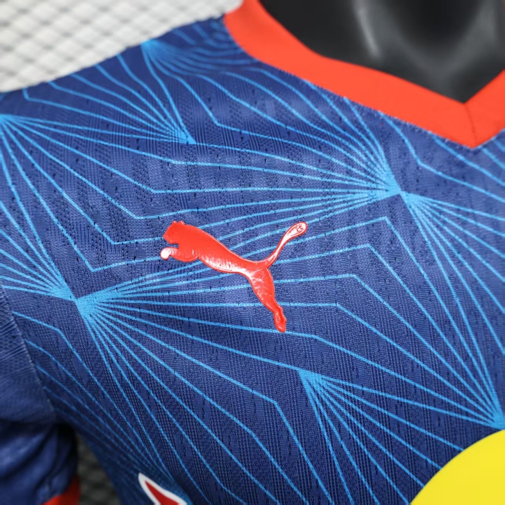 (S-3XL) 1:1 Copy Top Quality 2025/2026 Player: 25-26 Red Bulls Blue