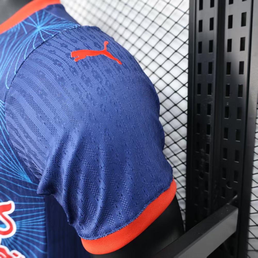 (S-3XL) 1:1 Copy Top Quality 2025/2026 Player: 25-26 Red Bulls Blue