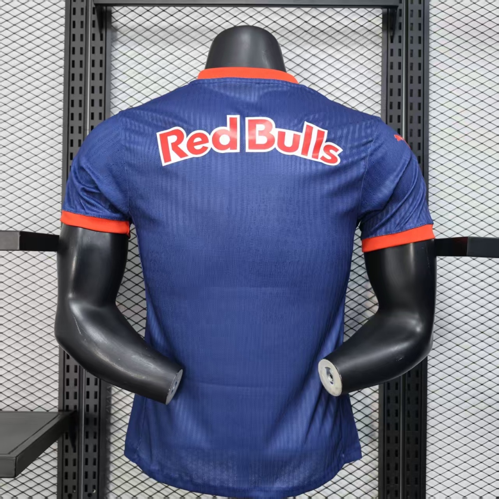 (S-3XL) 1:1 Copy Top Quality 2025/2026 Player: 25-26 Red Bulls Blue
