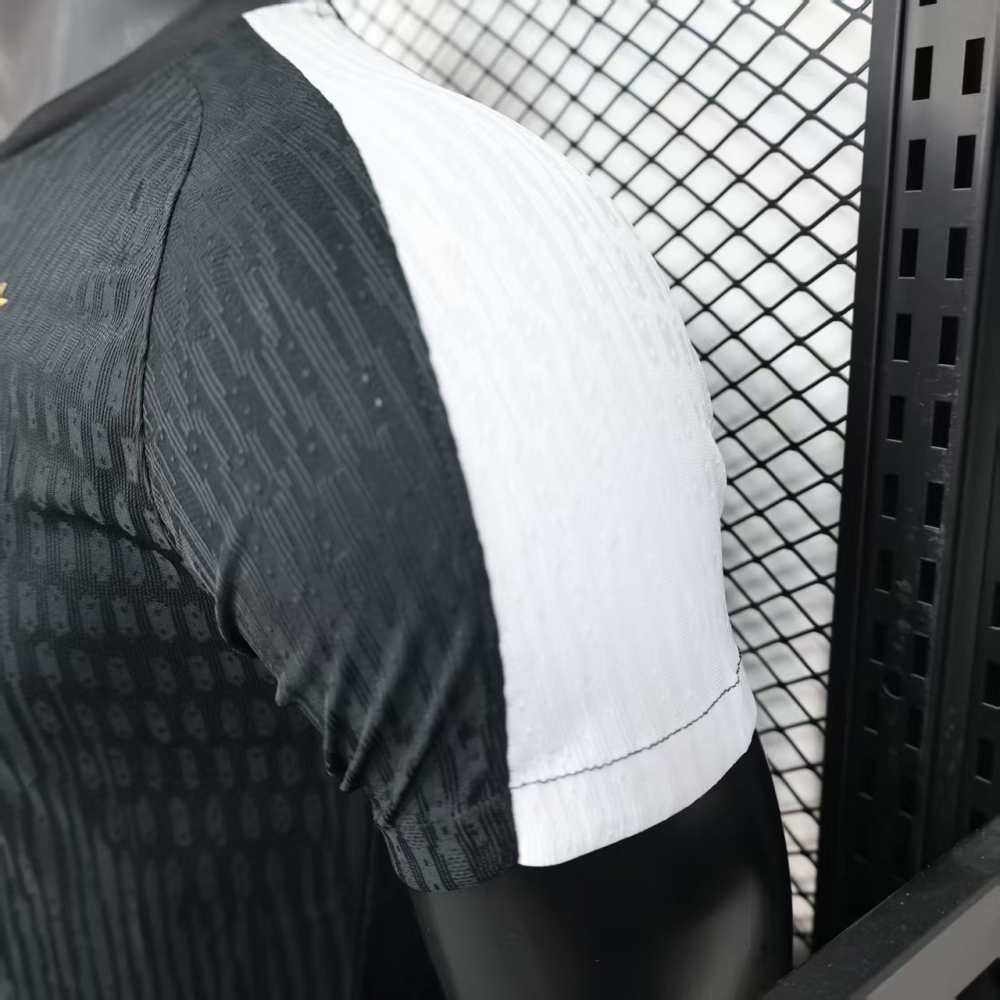 (S-3XL) 1:1 Copy Top Quality 2025/2026 Player: Paris Special Edition Black