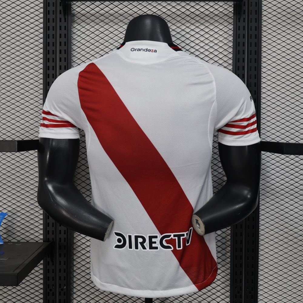(S-3XL) 1:1 Copy Top Quality 2025/2026 Player :25-26 River Plate Home