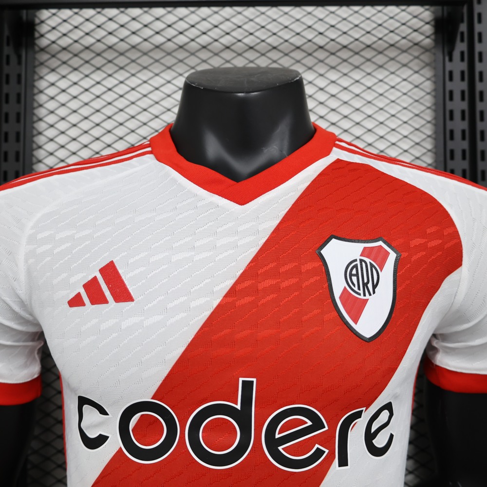 (S-3XL) 1:1 Copy Top Quality 2025/2026 Player: River Plate home