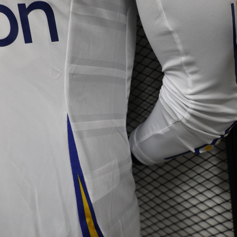 (S-3XL) 1:1 Copy Top Quality 2025/2026 Player: Boca white long sleeves