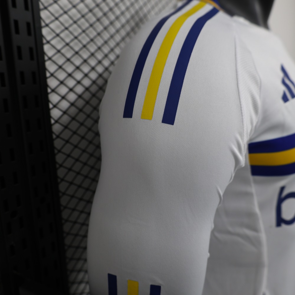 (S-3XL) 1:1 Copy Top Quality 2025/2026 Player: Boca white long sleeves