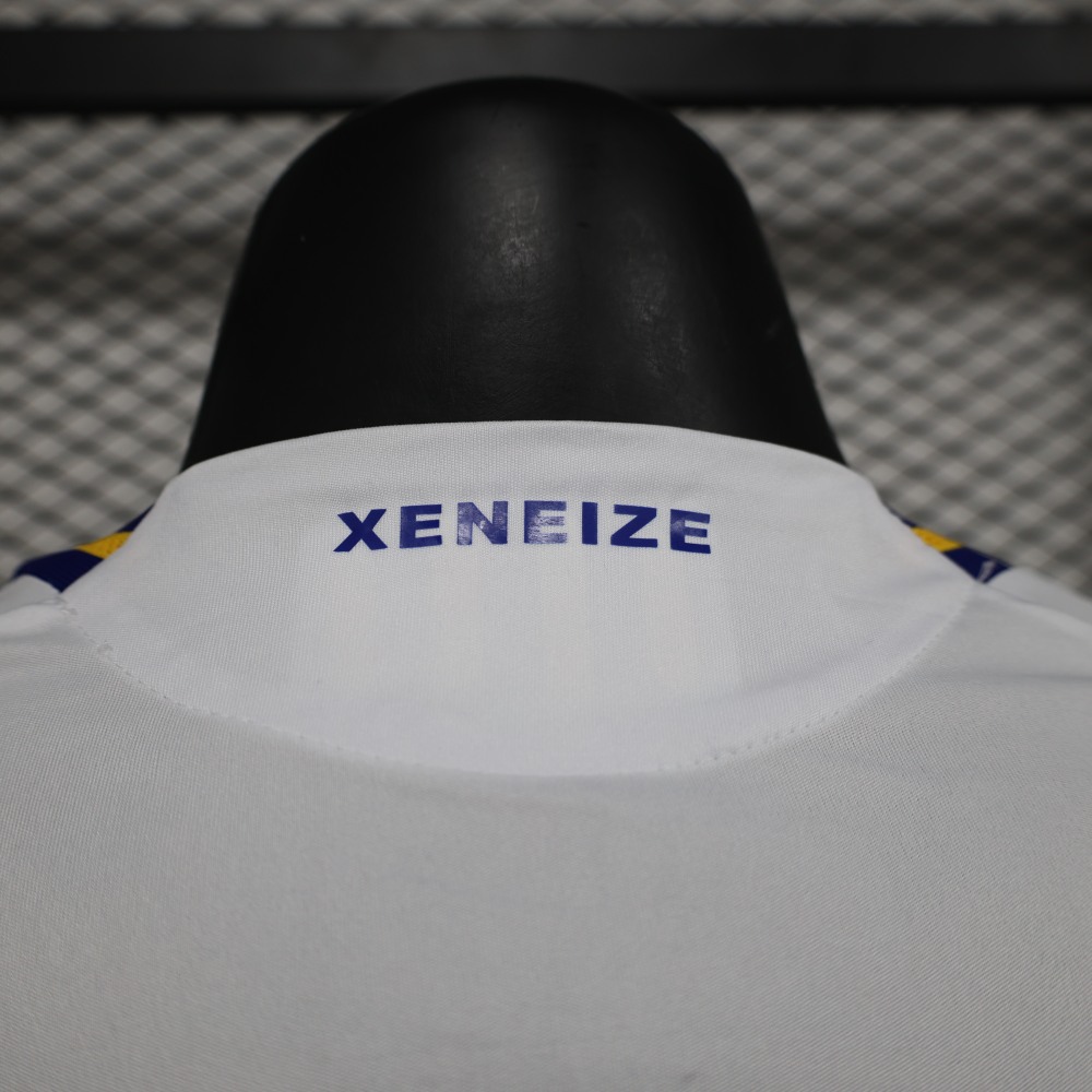 (S-3XL) 1:1 Copy Top Quality 2025/2026 Player: Boca white long sleeves
