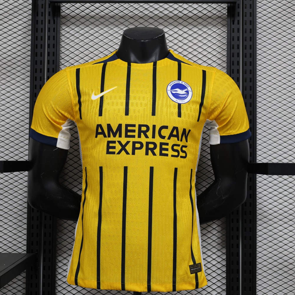 (S-3XL) 1:1 Copy Top Quality 2025/2026 Player: Brighton away (kit)
