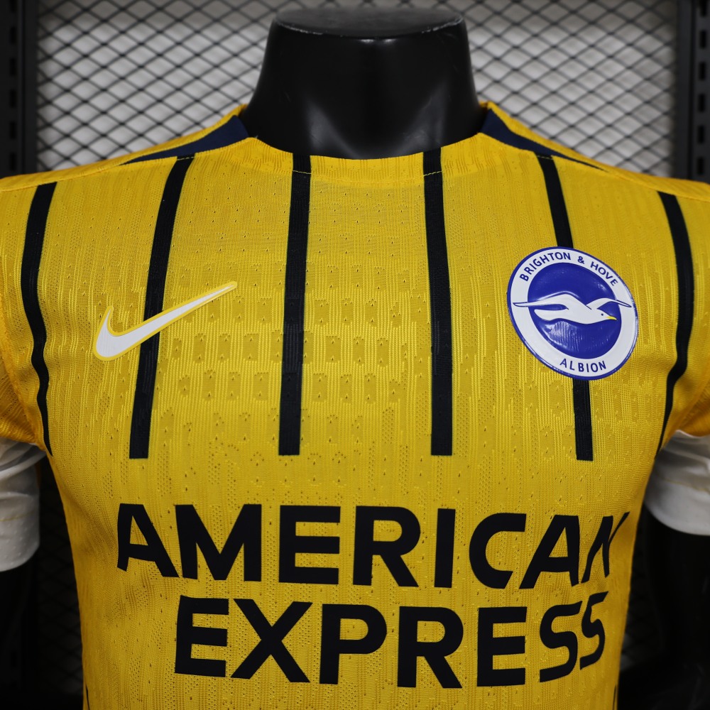 (S-3XL) 1:1 Copy Top Quality 2025/2026 Player: Brighton away (kit)