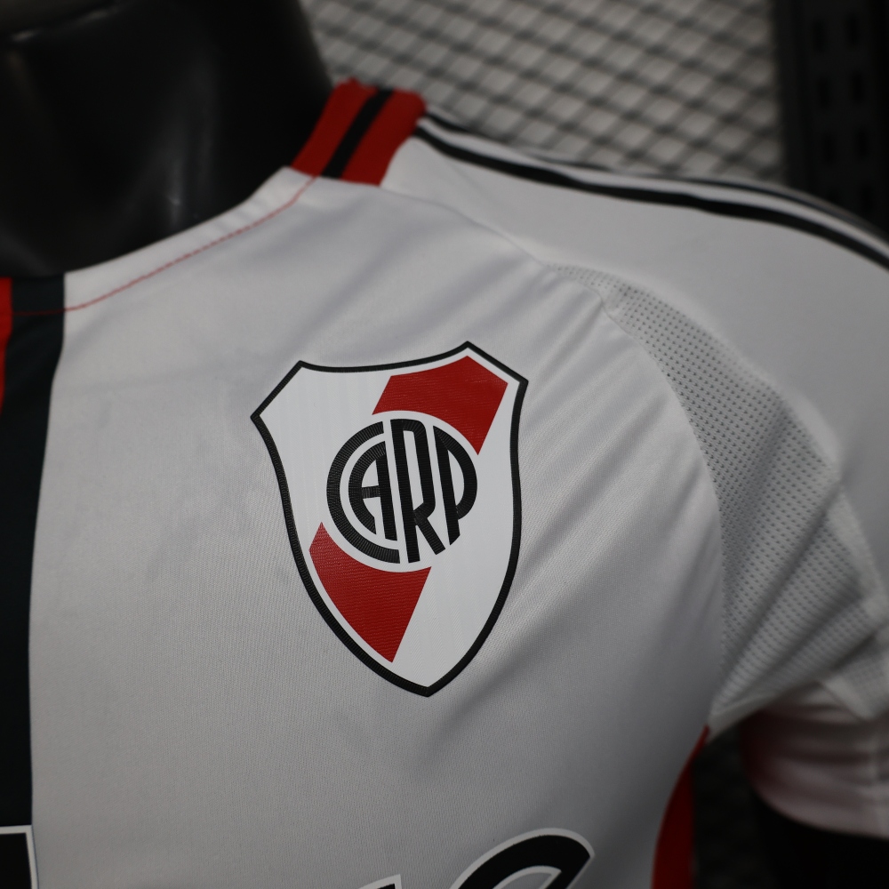 (S-3XL) 1:1 Copy Top Quality 2025/2026 Player: New River Plate Second Away (Kit)