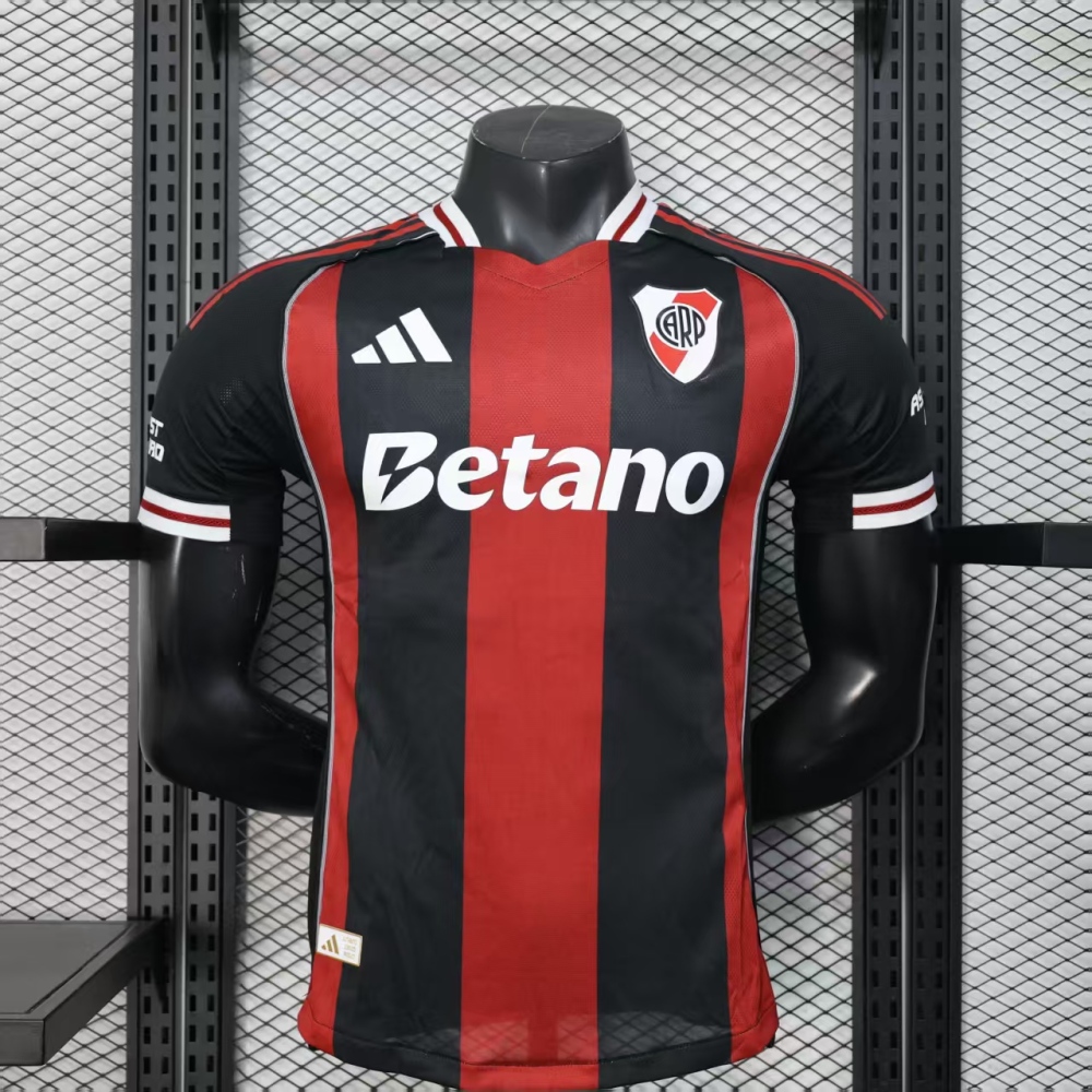 (S-3XL) 1:1 Copy Top Quality 2025/2026 Player: 25-26 River Plate Away (Kit)