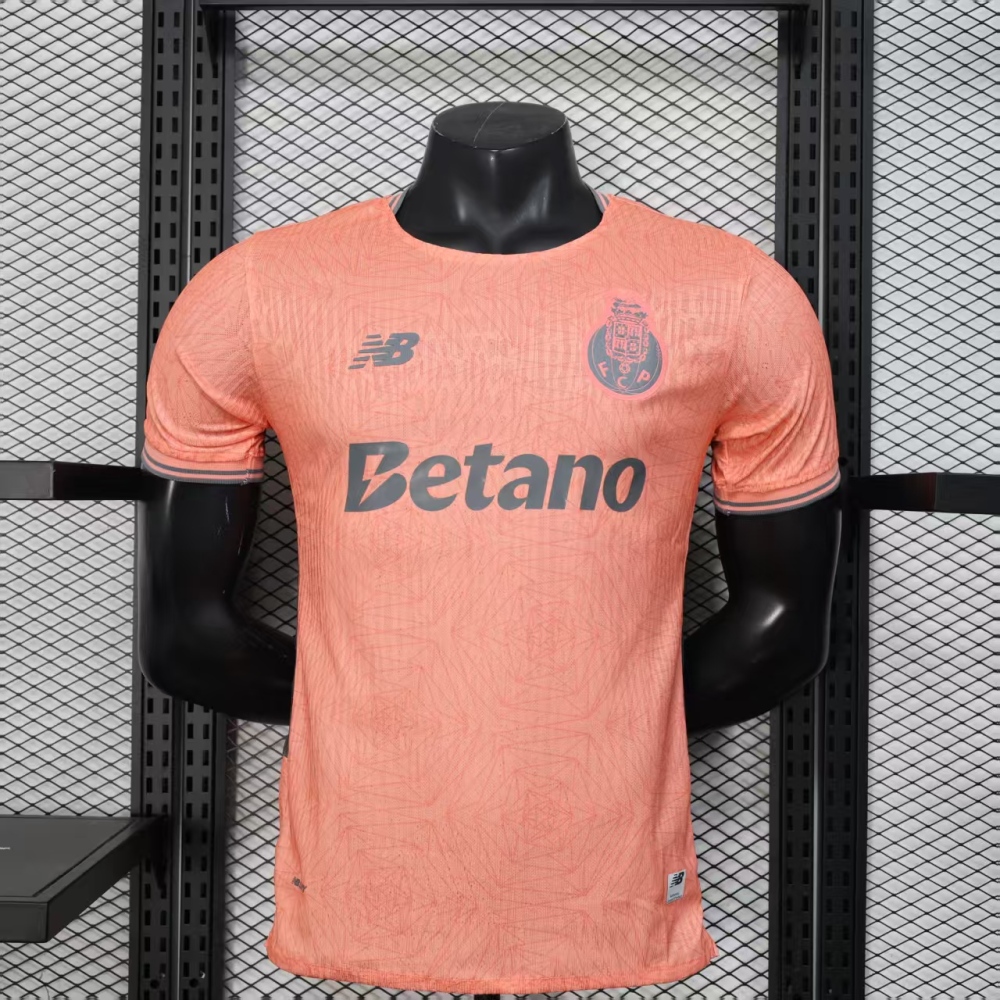 (S-3XL) 1:1 Copy Top Quality 2025/2026 Player: Porto Pink (Kit)