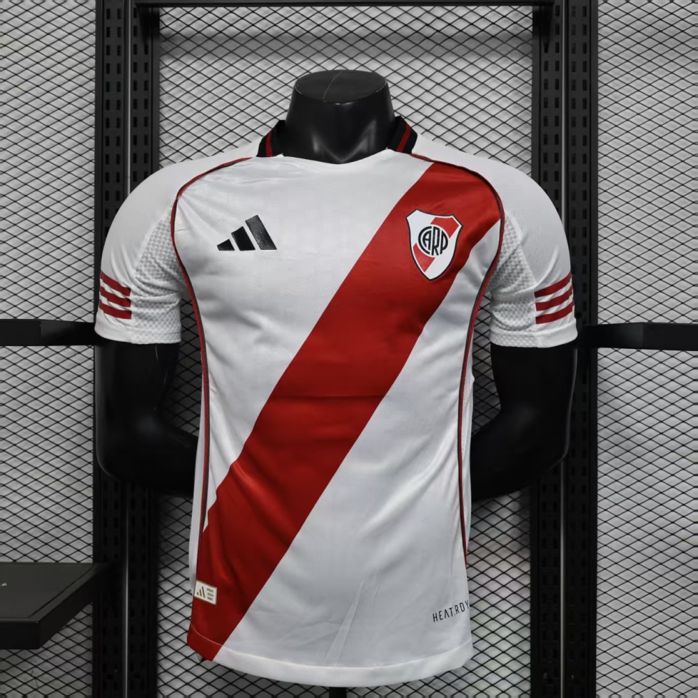 (S-3XL) 1:1 Copy Top Quality 2025/2026 Player: 25-26 River Plate Home (Kit)