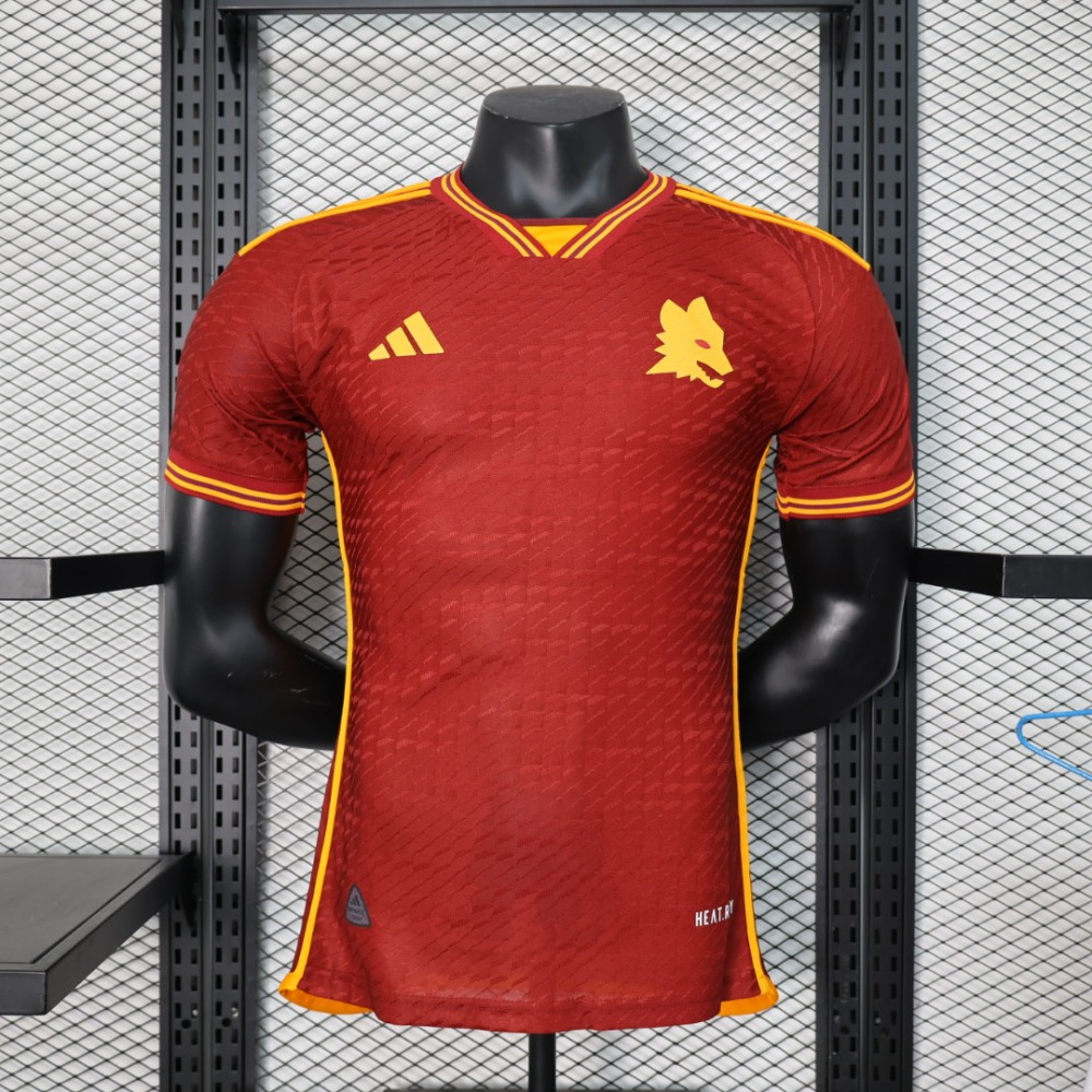 (S-3XL) 1:1 Copy Top Quality 2025/2026 Player: New Roma Home