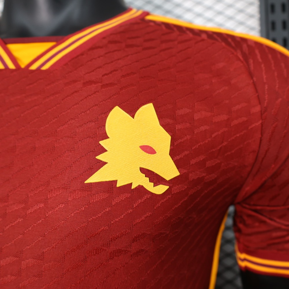 (S-3XL) 1:1 Copy Top Quality 2025/2026 Player: New Roma Home