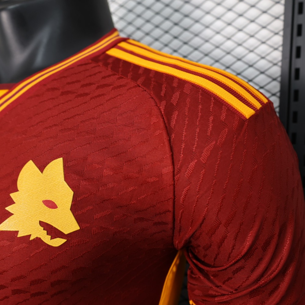 (S-3XL) 1:1 Copy Top Quality 2025/2026 Player: New Roma Home