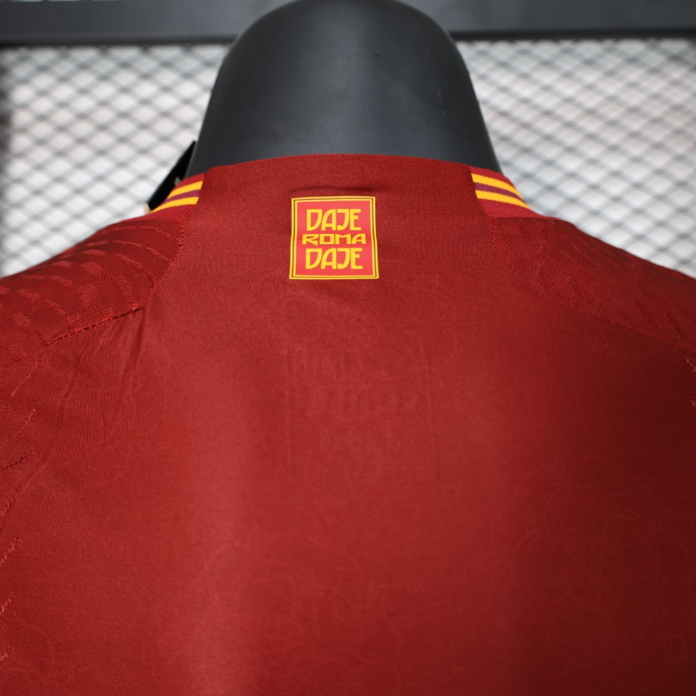 (S-3XL) 1:1 Copy Top Quality 2025/2026 Player: New Roma Home