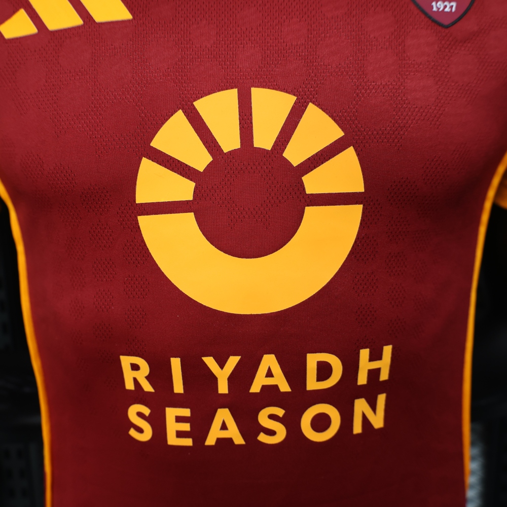 (S-3XL) 1:1 Copy Top Quality 2025/2026 Player; 25-26 Roma Maroon