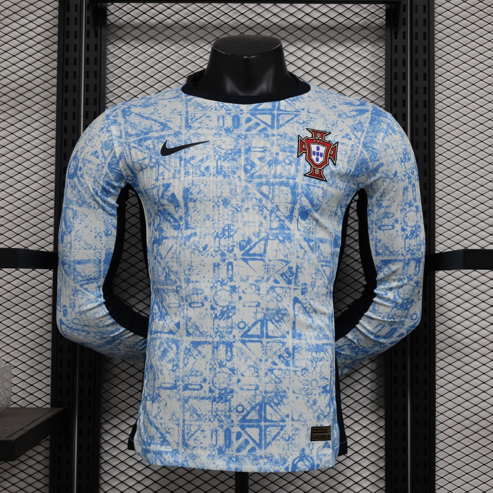 (S-3XL) 1:1 Copy Top Quality 2025/2026 Player: Sporting CP away long-sleeved jersey