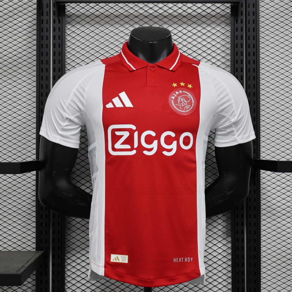 (S-3XL) 1:1 Copy Top Quality 2025/2026 Player: Ajax Home