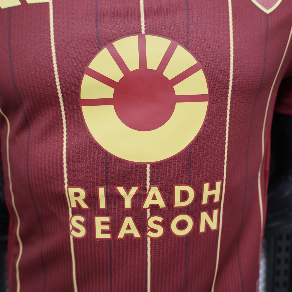 (S-3XL) 1:1 Copy Top Quality 2025/2026 Player: Roma Home
