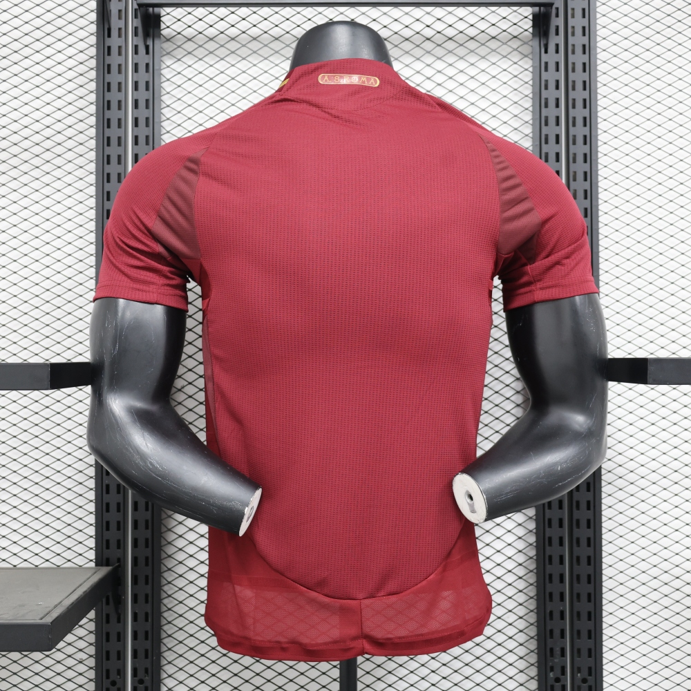 (S-3XL) 1:1 Copy Top Quality 2025/2026 Player: Roma Home