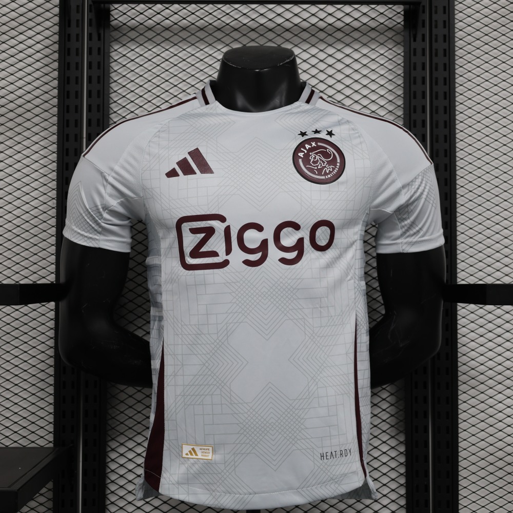 (S-3XL) 1:1 Copy Top Quality 2025/2026 Player: Ajax Second Away