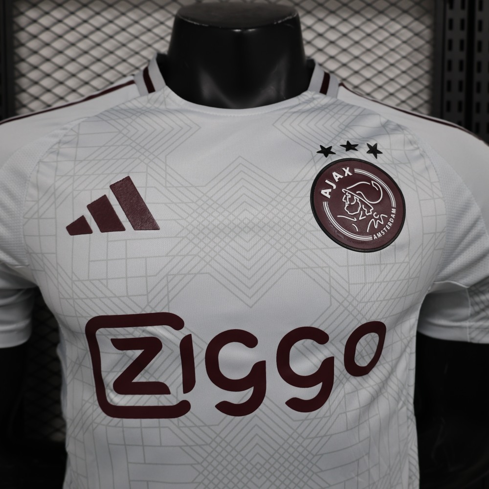 (S-3XL) 1:1 Copy Top Quality 2025/2026 Player: Ajax Second Away