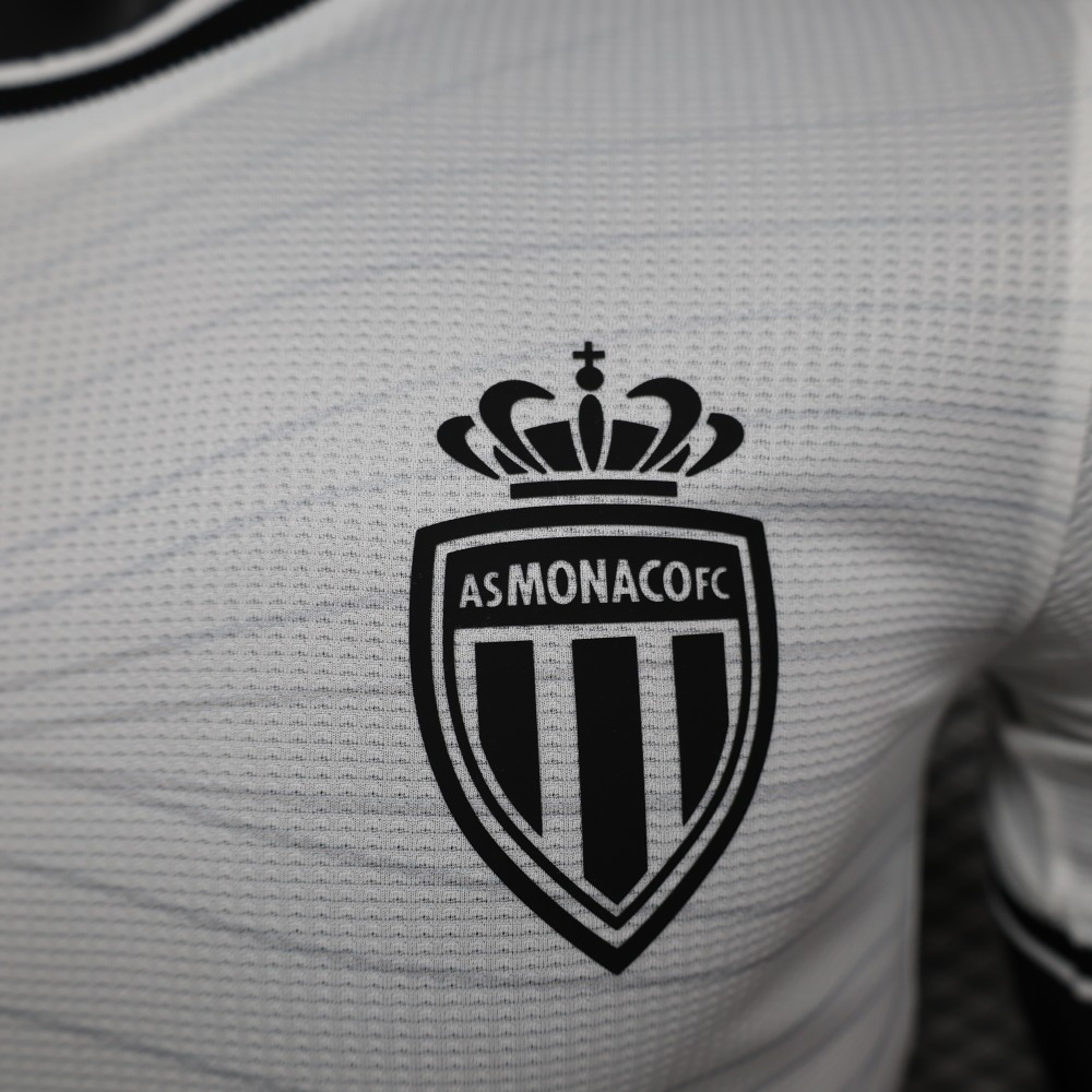 (S-3XL) 1:1 Copy Top Quality 2025/2026 Player: Monaco White