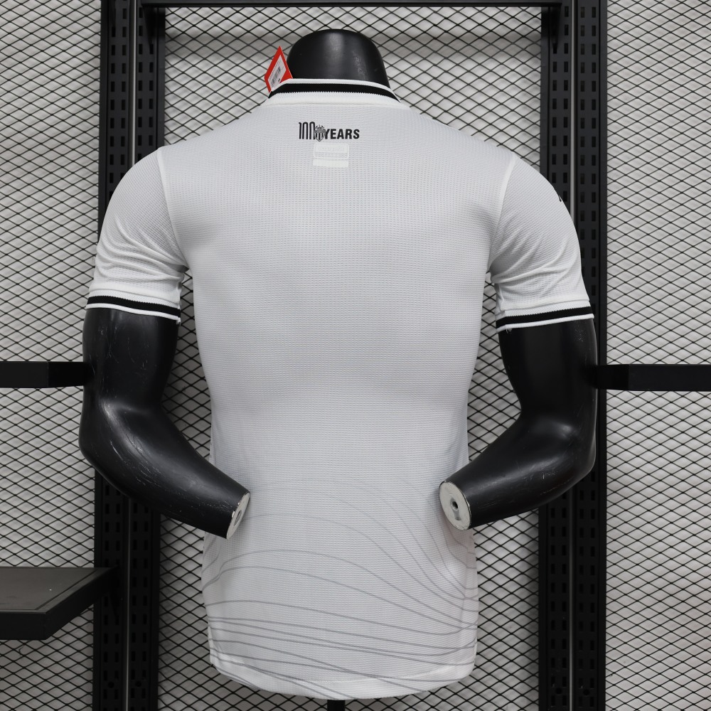 (S-3XL) 1:1 Copy Top Quality 2025/2026 Player: Monaco White