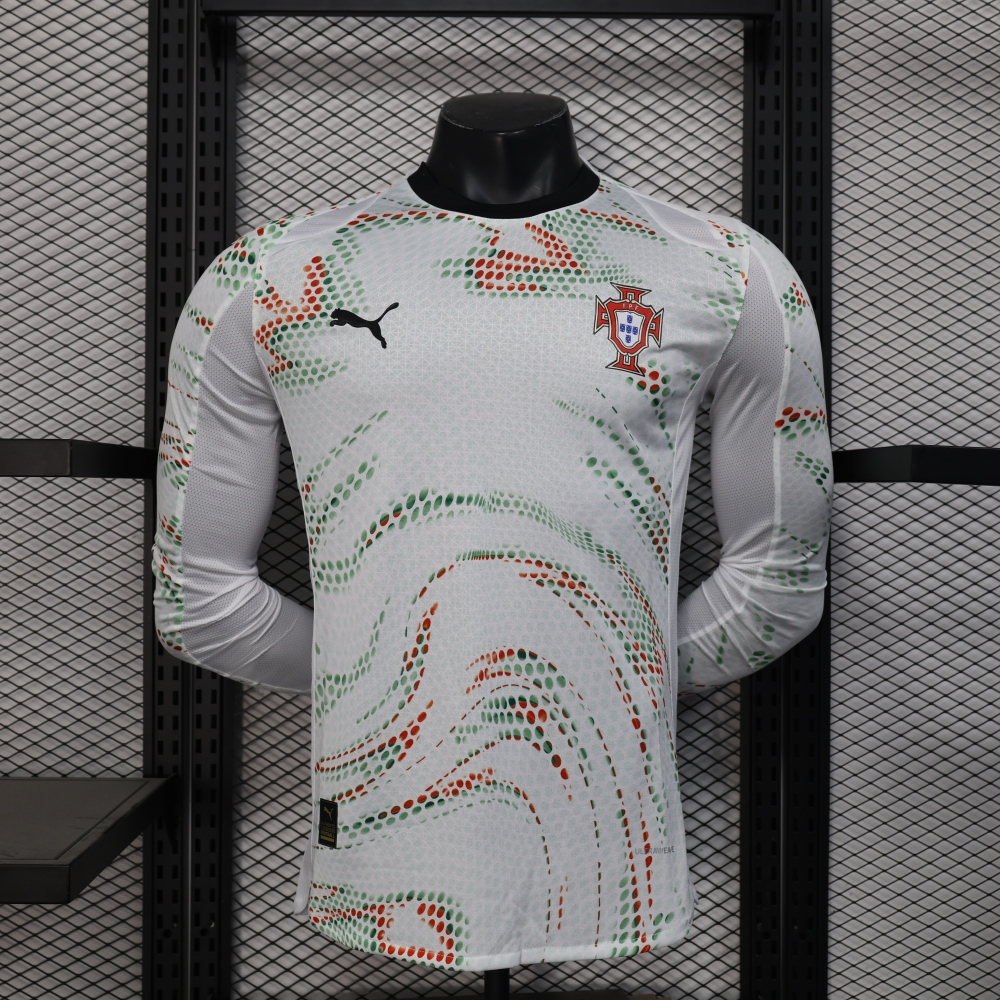 (S-3XL) 1:1 Copy Top Quality 2025/2026 Player: Sporting CP Away Long-sleeves