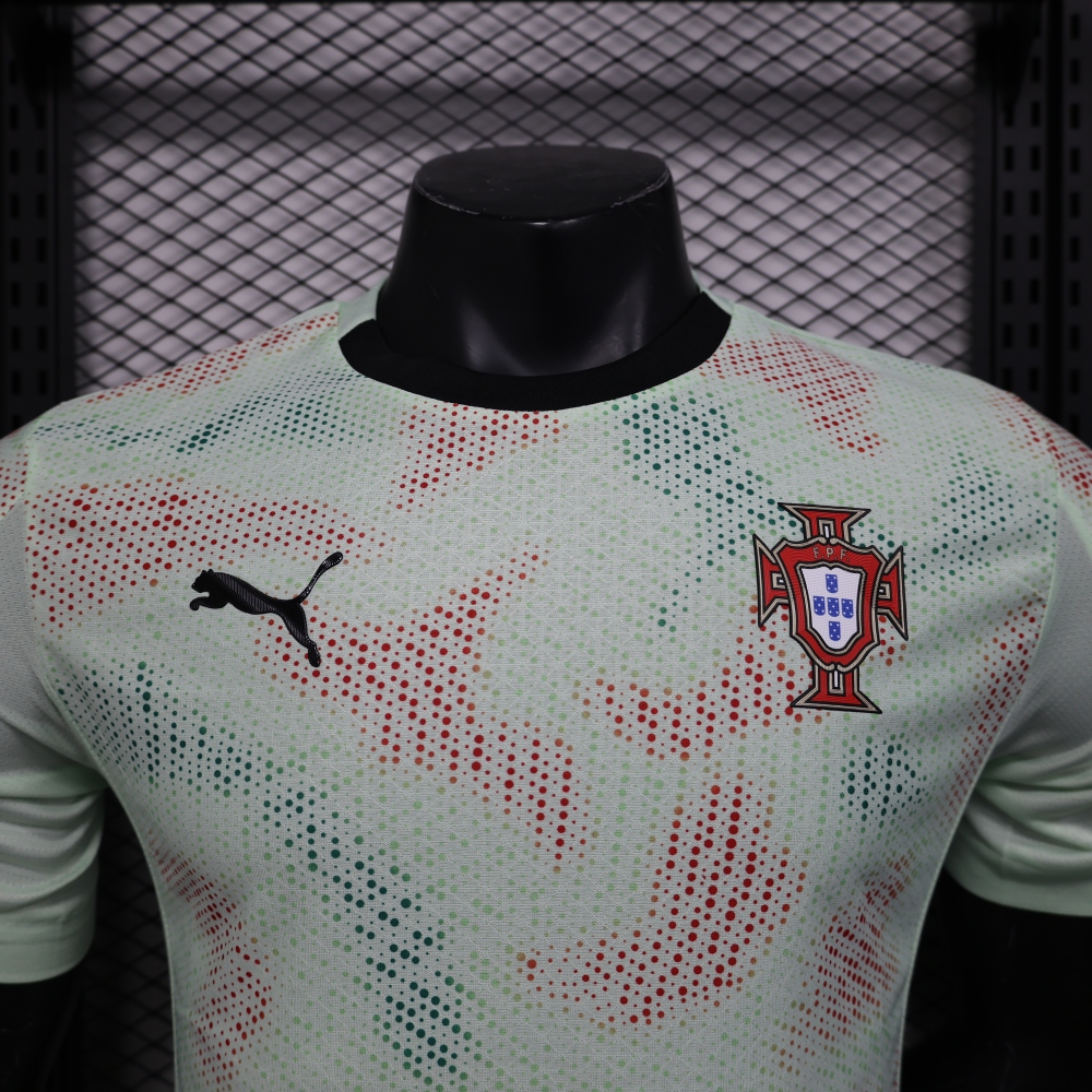 (S-3XL) 1:1 Copy Top Quality 2025/2026 Player: Sporting CP Pre-Match Kit