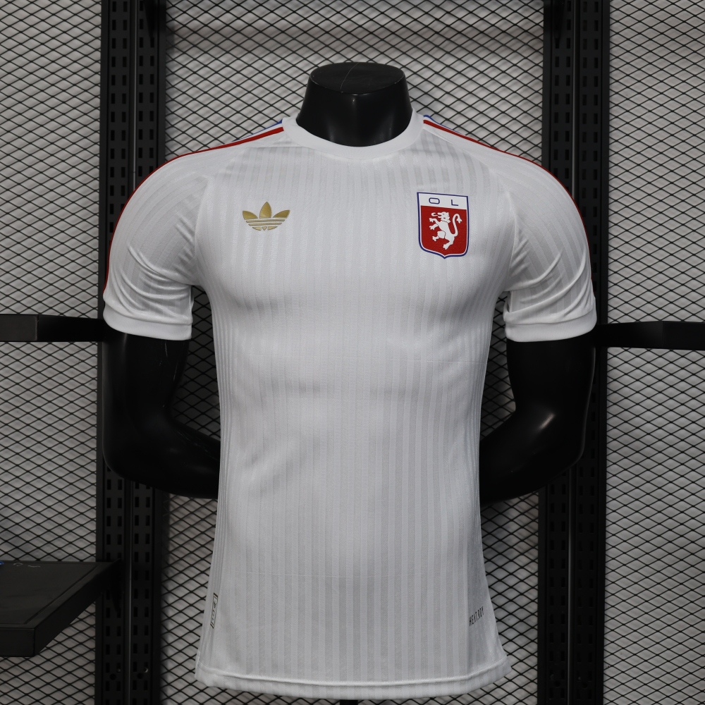 (S-3XL) 1:1 Copy Top Quality 2025/2026 Player: Lyon Anniversary Edition