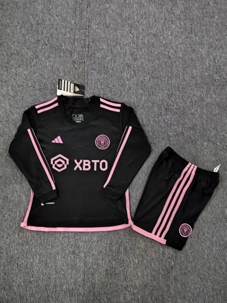 (S-3XL) 1:1 Copy Top Quality 2025/2026 23/24 Inter Miami Away Long-sleeve