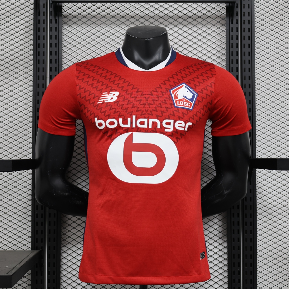 (S-3XL) 1:1 Copy Top Quality 2025/2026 Player: Lille home