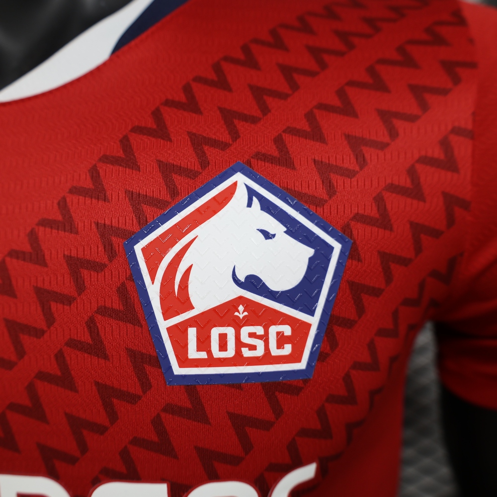(S-3XL) 1:1 Copy Top Quality 2025/2026 Player: Lille home