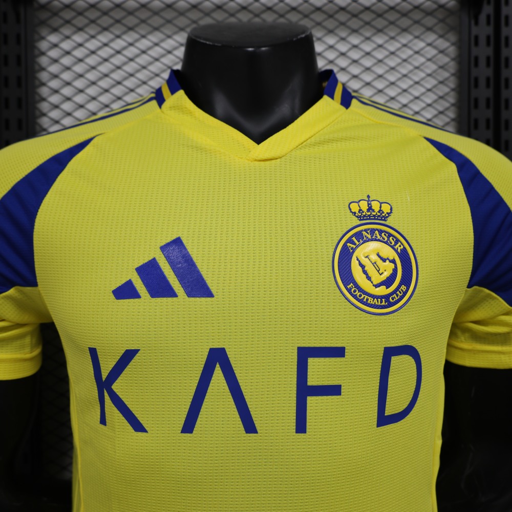 (S-3XL) 1:1 Copy Top Quality 2025/2026 Player: Al Nassr Home